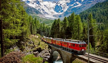 Schweiz mit Bernina- und Glacier-Express